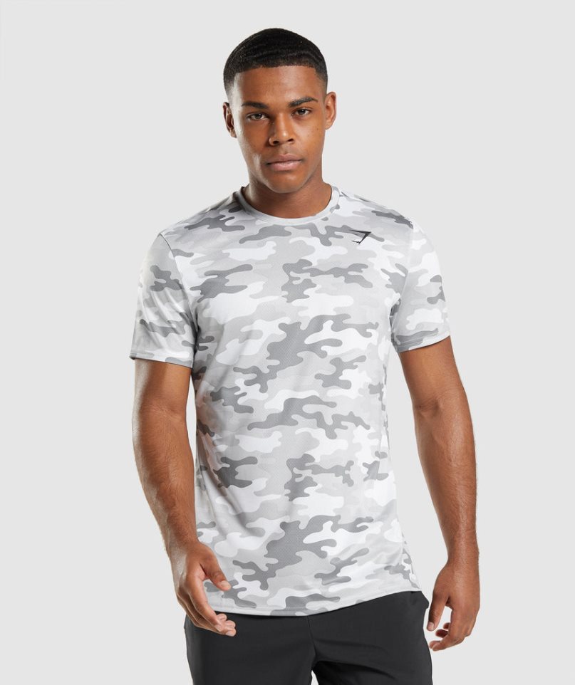 Koszulki Gymshark Arrival Męskie Camo | PL 513HPN